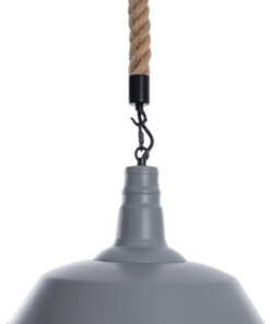 GLOBOSTAR® CRANE 01411 Vintage Κρεμαστό Φωτιστικό Οροφής με Ντουί 1 x E27 AC 220-240V IP20 - Γκρι, Λευκό & Μπεζ - Μ36 x Π36 x Y31cm 18 01411 8