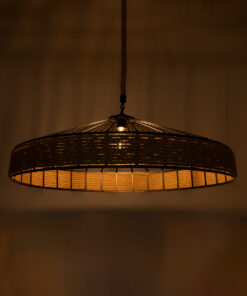 Alternative view of GLOBOSTAR® SAHARA 01416 Boho Κρεμαστό Φωτιστικό Οροφής με Ντουί 1 x E27 AC 220-240V IP20 - Μπεζ & Μαύρο - Μ80 x Π80 x Y25cm