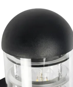 GLOBOSTAR® NEWI 01419 Μοντέρνο Φωτιστικό Τοίχου - Απλίκα με Ντουί 1 x E27 AC 220-240V IP20 - Μαύρο - Μ11 x Π17 x Υ23cm 13 01419 5