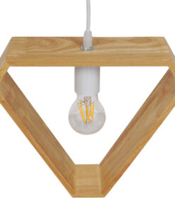 GLOBOSTAR® ELISE 01430 Μοντέρνο Κρεμαστό Φωτιστικό Οροφής με Ντουί 1 x E27 AC 220-240V IP20 - Μπεζ & Λευκό - Μ29 x Π8 x Υ28cm 13 01430 4