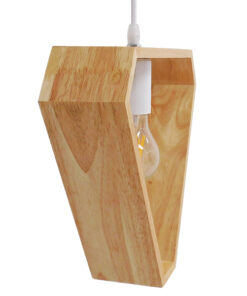 GLOBOSTAR® ELISE 01430 Μοντέρνο Κρεμαστό Φωτιστικό Οροφής με Ντουί 1 x E27 AC 220-240V IP20 - Μπεζ & Λευκό - Μ29 x Π8 x Υ28cm 16 01430 7