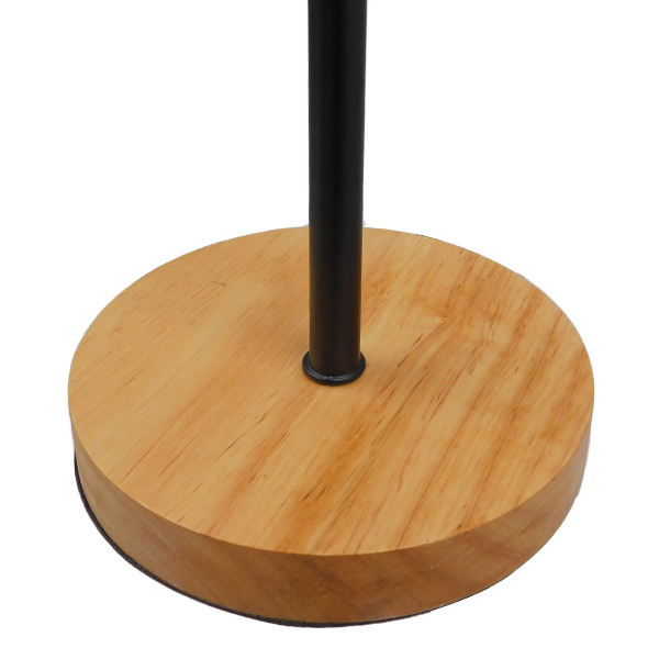 GloboStar® HONOR ROUND 01434 Μοντέρνο Επιτραπέζιο Φωτιστικό Πορτατίφ Μονόφωτο 1 x E27 IP20 Μαύρο Μέταλλο με Μπεζ Ξύλο - M20 x Π20 x Υ42cm 7 GloboStar® HONOR ROUND 01434 Μοντέρνο Επιτραπέζιο Φωτιστικό Πορτατίφ Μονόφωτο 1 x E27 IP20 Μαύρο Μέταλλο με Μπεζ Ξύλο - M20 x Π20 x Υ42cm - Image 5