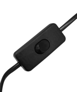 GloboStar® HONOR SQUARE 01435 Μοντέρνο Επιτραπέζιο Φωτιστικό Πορτατίφ Μονόφωτο 1 x E27 IP20 Μαύρο Μέταλλο με Μπεζ Ξύλο - Μ20 x Π20 x Υ42cm 16 01435 8