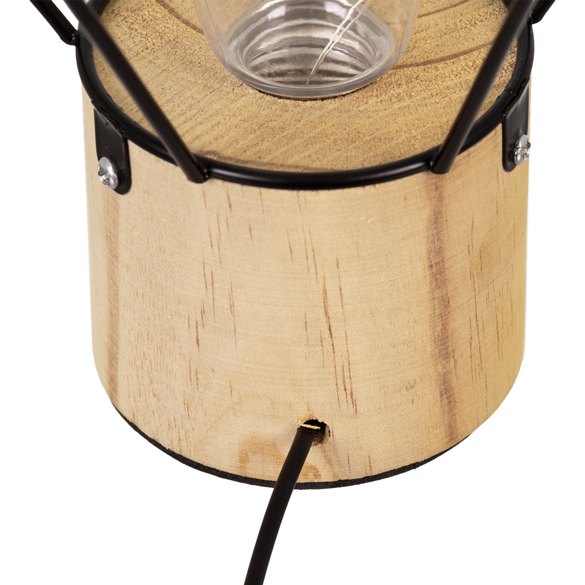 GloboStar® ANTLER 01441 Επιτραπέζιο Φωτιστικό Πορτατίφ LED -W -lm -° DC 5V IP20 Θερμό Λευκό 3000K Μαύρο Μέταλλο με Μπεζ Ξύλο - Μ19 x Π19 x Υ23cm - 2 Xρόνια Εγγύηση 8 GloboStar® ANTLER 01441 Επιτραπέζιο Φωτιστικό Πορτατίφ LED -W -lm -° DC 5V IP20 Θερμό Λευκό 3000K Μαύρο Μέταλλο με Μπεζ Ξύλο - Μ19 x Π19 x Υ23cm - 2 Xρόνια Εγγύηση - Image 6