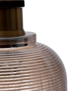 GLOBOSTAR® SEGRETO 01448 Vintage Κρεμαστό Φωτιστικό Οροφής με Ντουί 1 x E27 AC 220-240V IP20 - Διάφανο & Χρυσό - Μ14 x Π14 x Υ18cm 16 01448 7