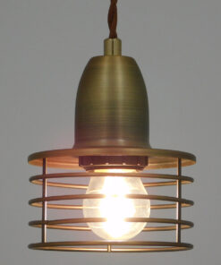 Alternative view of GLOBOSTAR® MANHATTAN 01454 Μοντέρνο Κρεμαστό Φωτιστικό Οροφής με Ντουί 1 x E27 AC 220-240V IP20 - Μπρούτζινο - Μ11 x Π11 x Υ14cm