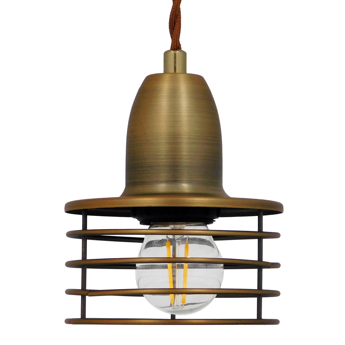 GLOBOSTAR® MANHATTAN 01454 Μοντέρνο Κρεμαστό Φωτιστικό Οροφής με Ντουί 1 x E27 AC 220-240V IP20 - Μπρούτζινο - Μ11 x Π11 x Υ14cm 6 GLOBOSTAR® MANHATTAN 01454 Μοντέρνο Κρεμαστό Φωτιστικό Οροφής με Ντουί 1 x E27 AC 220-240V IP20 - Μπρούτζινο - Μ11 x Π11 x Υ14cm - Image 4