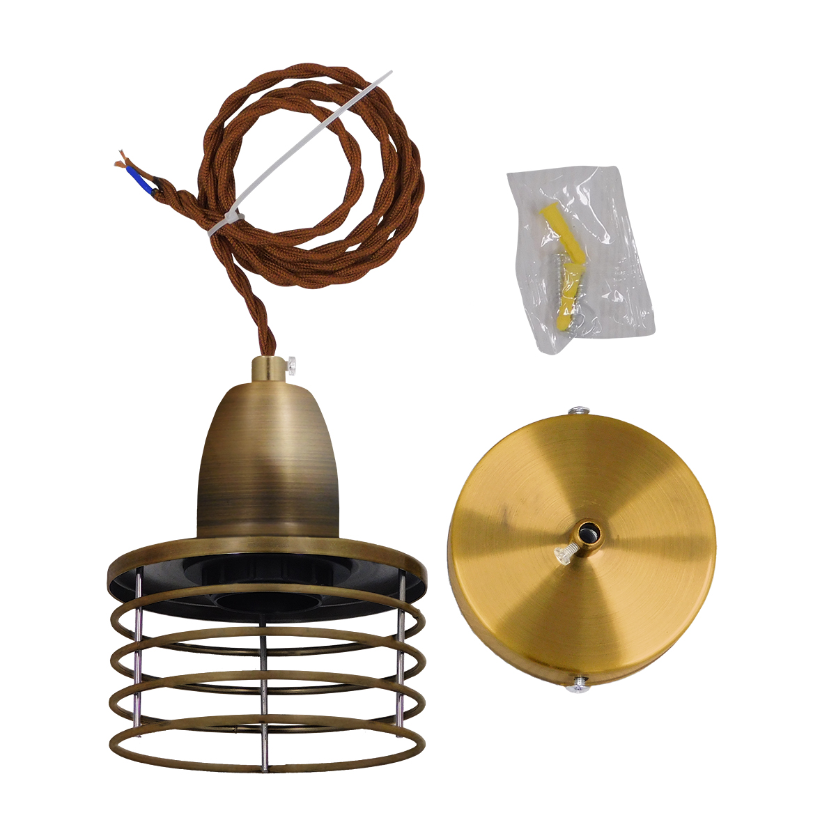 GLOBOSTAR® MANHATTAN 01454 Μοντέρνο Κρεμαστό Φωτιστικό Οροφής με Ντουί 1 x E27 AC 220-240V IP20 - Μπρούτζινο - Μ11 x Π11 x Υ14cm 10 GLOBOSTAR® MANHATTAN 01454 Μοντέρνο Κρεμαστό Φωτιστικό Οροφής με Ντουί 1 x E27 AC 220-240V IP20 - Μπρούτζινο - Μ11 x Π11 x Υ14cm - Image 8