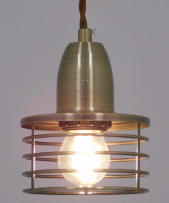 Alternative view of GLOBOSTAR® MANHATTAN 01455 Μοντέρνο Κρεμαστό Φωτιστικό Οροφής με Ντουί 1 x E27 AC 220-240V IP20 - Μπρούτζινο - Μ11 x Π11 x Υ14cm