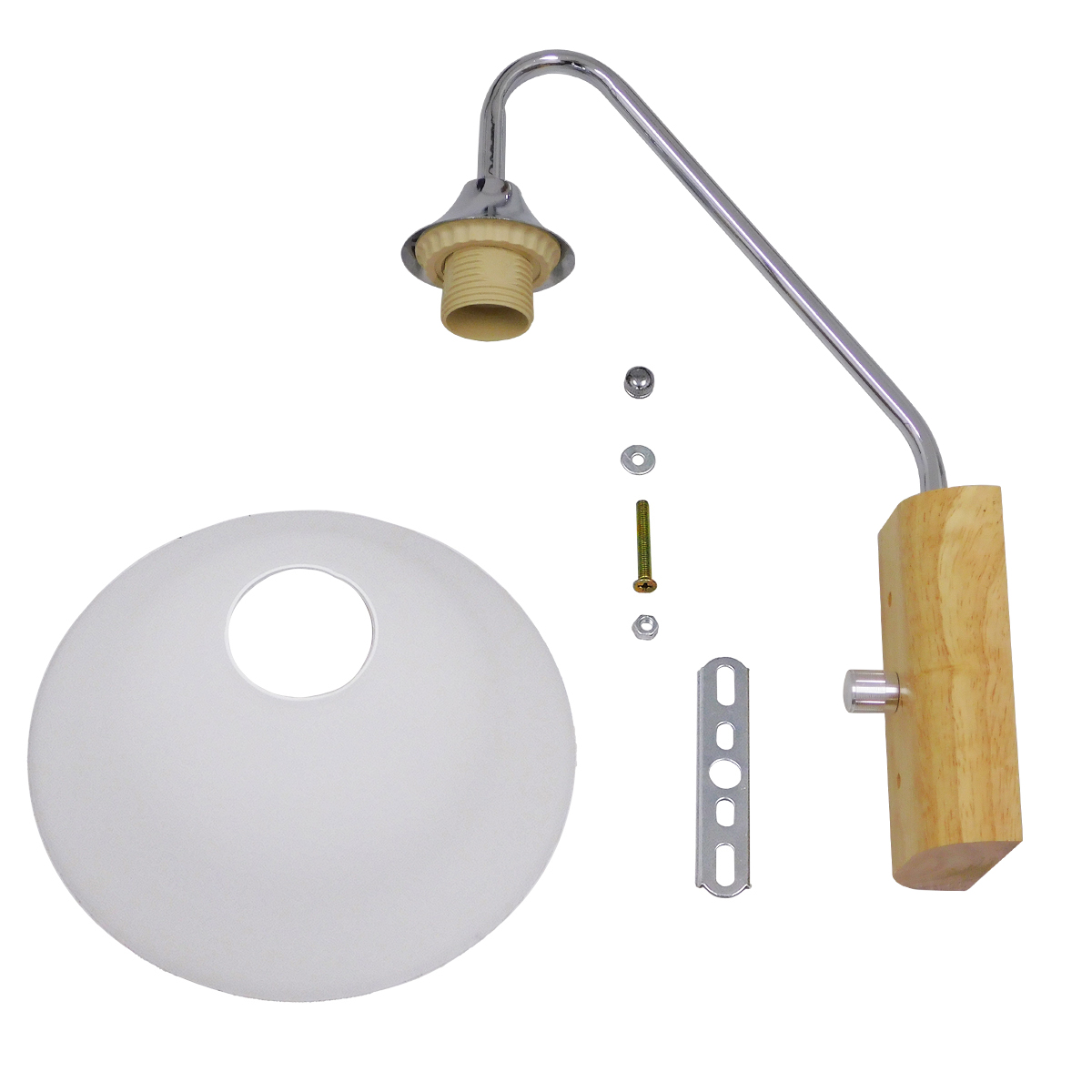 GloboStar® ALESSIA 01459 Μοντέρνο Επιτοίχιο Φωτιστικό Απλίκα Μονόφωτο 1 x E27 IP20 Ασημί Μέταλλο, Λευκό Γυαλί με Μπεζ Ξύλο - Μ18 x Π26 x Υ29cm 8 GloboStar® ALESSIA 01459 Μοντέρνο Επιτοίχιο Φωτιστικό Απλίκα Μονόφωτο 1 x E27 IP20 Ασημί Μέταλλο, Λευκό Γυαλί με Μπεζ Ξύλο - Μ18 x Π26 x Υ29cm - Image 6