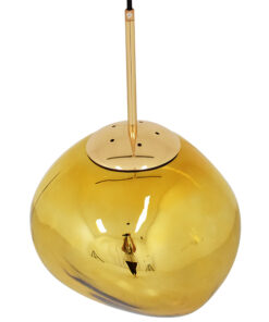 GLOBOSTAR® DIXAR 01462 Μοντέρνο Κρεμαστό Φωτιστικό Οροφής με Ντουί 1 x E27 AC 220-240V IP20 - Χρυσό Φιμέ - Μ28 x Π28 x Υ40cm 9 01462 4