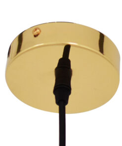 GLOBOSTAR® DIXAR 01462 Μοντέρνο Κρεμαστό Φωτιστικό Οροφής με Ντουί 1 x E27 AC 220-240V IP20 - Χρυσό Φιμέ - Μ28 x Π28 x Υ40cm 11 01462 6