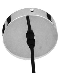 GLOBOSTAR® DIXAR 01464 Μοντέρνο Κρεμαστό Φωτιστικό Οροφής με Ντουί 1 x E27 AC 220-240V IP20 - Γκρι & Ασημί - Μ36 x Π36 x Υ45cm 13 01464 6