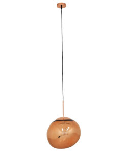 Alternative view of GLOBOSTAR® DIXAR 01465 Μοντέρνο Κρεμαστό Φωτιστικό Οροφής με Ντουί 1 x E27 AC 220-240V IP20 - Χάλκινο Φιμέ - Μ36 x Π36 x Υ45cm