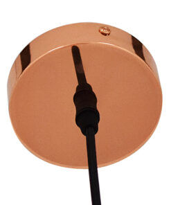 GLOBOSTAR® DIXAR 01465 Μοντέρνο Κρεμαστό Φωτιστικό Οροφής με Ντουί 1 x E27 AC 220-240V IP20 - Χάλκινο Φιμέ - Μ36 x Π36 x Υ45cm 12 01465 6