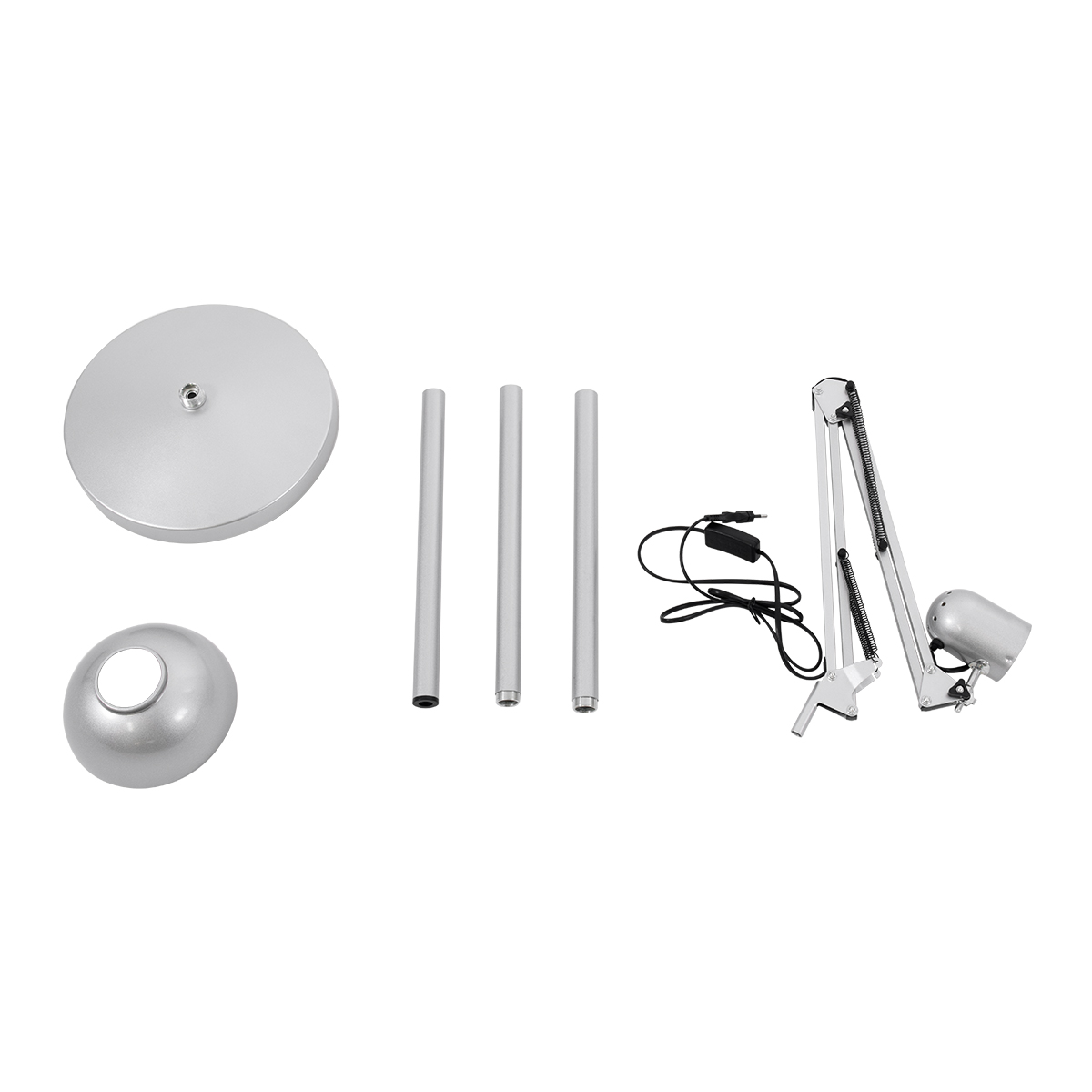 GLOBOSTAR® AUDREY 01469 Vintage Επιδαπέδιο Φωτιστικό με Ντουί 1 x E27 AC 220-240V IP20 - Ασημί - Μ15 x Π15 x Υ190cm 12 GLOBOSTAR® AUDREY 01469 Vintage Επιδαπέδιο Φωτιστικό με Ντουί 1 x E27 AC 220-240V IP20 - Ασημί - Μ15 x Π15 x Υ190cm - Image 10