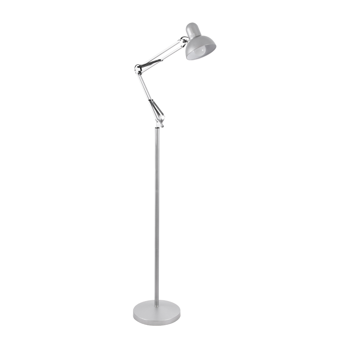 GLOBOSTAR® AUDREY 01469 Vintage Επιδαπέδιο Φωτιστικό με Ντουί 1 x E27 AC 220-240V IP20 - Ασημί - Μ15 x Π15 x Υ190cm 3 GloboStar® GLOBOSTAR® AUDREY 01469 Vintage Επιδαπέδιο Φωτιστικό με Ντουί 1 x E27 AC 220-240V IP20 - Ασημί - Μ15 x Π15 x Υ190cm