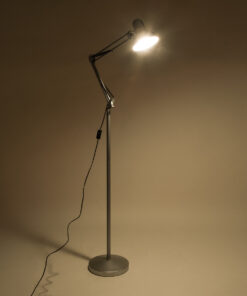 Alternative view of GLOBOSTAR® AUDREY 01469 Vintage Επιδαπέδιο Φωτιστικό με Ντουί 1 x E27 AC 220-240V IP20 - Ασημί - Μ15 x Π15 x Υ190cm