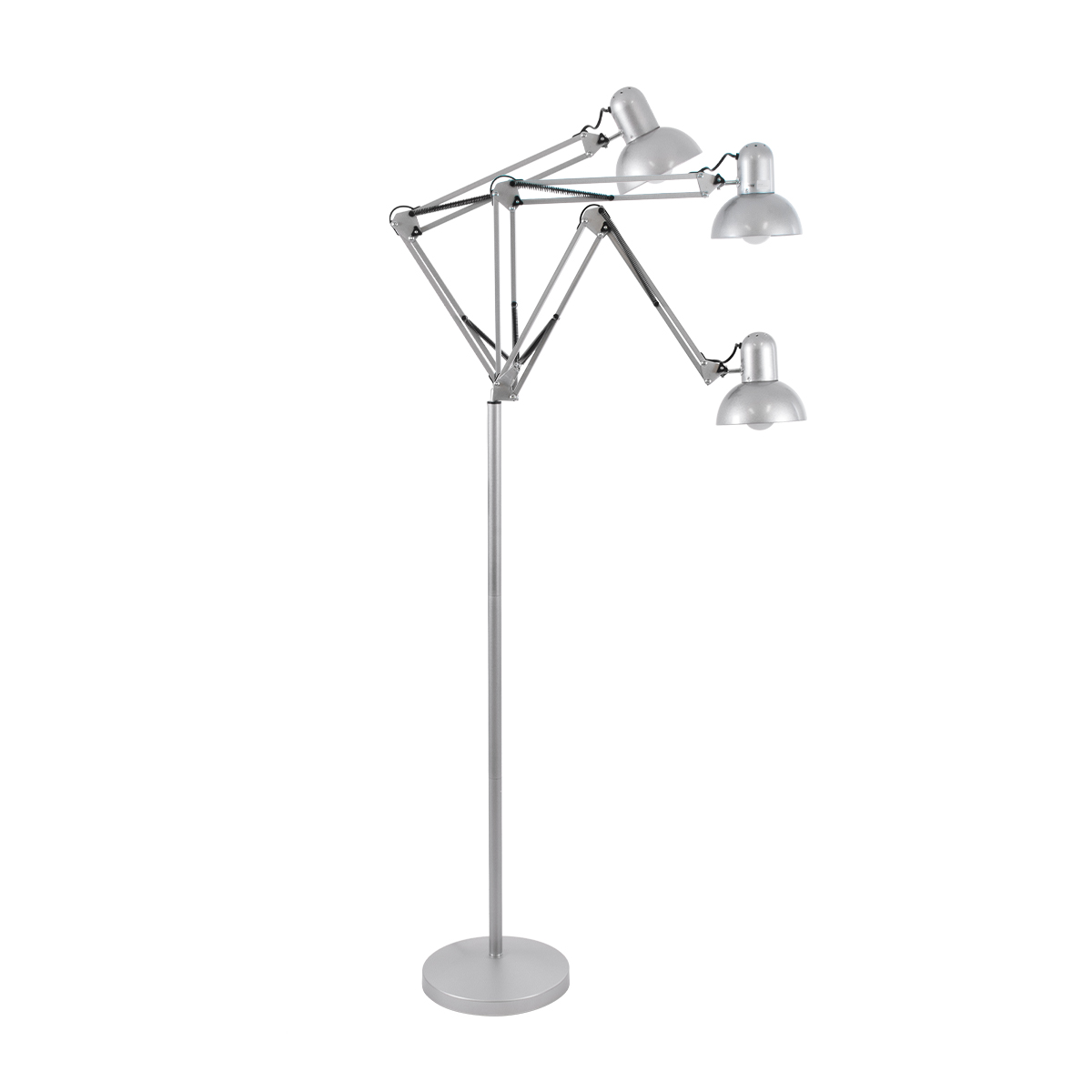 GLOBOSTAR® AUDREY 01469 Vintage Επιδαπέδιο Φωτιστικό με Ντουί 1 x E27 AC 220-240V IP20 - Ασημί - Μ15 x Π15 x Υ190cm 5 GLOBOSTAR® AUDREY 01469 Vintage Επιδαπέδιο Φωτιστικό με Ντουί 1 x E27 AC 220-240V IP20 - Ασημί - Μ15 x Π15 x Υ190cm - Image 3