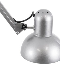 GLOBOSTAR® AUDREY 01469 Vintage Επιδαπέδιο Φωτιστικό με Ντουί 1 x E27 AC 220-240V IP20 - Ασημί - Μ15 x Π15 x Υ190cm 15 01469 5