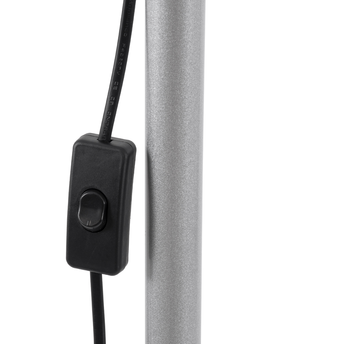 GLOBOSTAR® AUDREY 01469 Vintage Επιδαπέδιο Φωτιστικό με Ντουί 1 x E27 AC 220-240V IP20 - Ασημί - Μ15 x Π15 x Υ190cm 10 GLOBOSTAR® AUDREY 01469 Vintage Επιδαπέδιο Φωτιστικό με Ντουί 1 x E27 AC 220-240V IP20 - Ασημί - Μ15 x Π15 x Υ190cm - Image 8