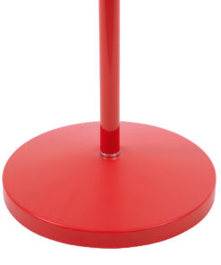 GLOBOSTAR® AUDREY 01470 Vintage Επιδαπέδιο Φωτιστικό με Ντουί 1 x E27 AC 220-240V IP20 - Κόκκινο - Μ15 x Π15 x Υ190cm 20 01470 10