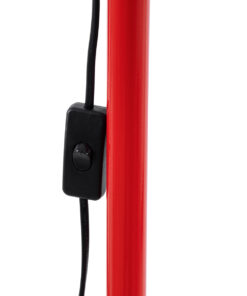 GLOBOSTAR® AUDREY 01470 Vintage Επιδαπέδιο Φωτιστικό με Ντουί 1 x E27 AC 220-240V IP20 - Κόκκινο - Μ15 x Π15 x Υ190cm 19 01470 9