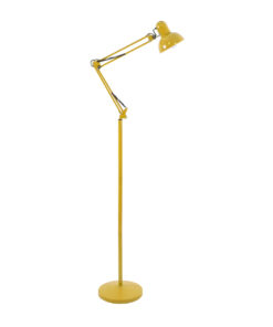 GLOBOSTAR® AUDREY 01472 Μοντέρνο Επιδαπέδιο Φωτιστικό με Ντουί 1 x E27 AC 220-240V IP20 - Κίτρινο - Μ15 x Π15 x Υ190cm 15 01472 4