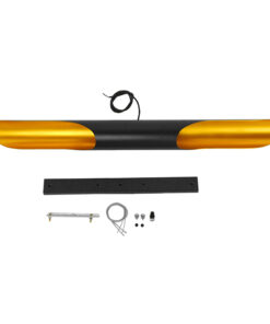 GLOBOSTAR® ESTERINA 01473 Μοντέρνο Κρεμαστό Φωτιστικό Οροφής με Ντουί 2 x E27 AC 220-240V IP20 - Μαύρο & Χρυσό - Μ100 x Π10 x Y10cm 10 01473 6