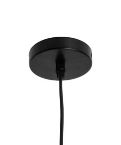 GLOBOSTAR® COOLIE 01475 Μοντέρνο Κρεμαστό Φωτιστικό Οροφής με Ντουί 1 x E27 AC 220-240V IP20 - Μαύρο & Χρυσό - Μ13 x Π13 x Υ14cm 18 01475 9