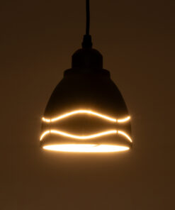 Alternative view of GLOBOSTAR® COOLIE 01477 Μοντέρνο Κρεμαστό Φωτιστικό Οροφής με Ντουί 1 x E27 AC 220-240V IP20 - Μαύρο & Ασημί - Μ12.5 x Π12.5 x Υ11.5cm