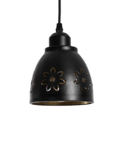 GloboStar® GLOBOSTAR® COOLIE 01479 Μοντέρνο Κρεμαστό Φωτιστικό Οροφής με Ντουί 1 x E27 AC 220-240V IP20 - Μαύρο & Χρυσό - Μ12.5 x Π12.5 x Υ11.5cm