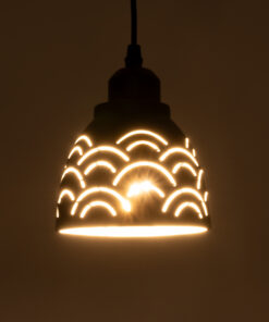 GLOBOSTAR® COOLIE 01482 Μοντέρνο Κρεμαστό Φωτιστικό Οροφής με Ντουί 1 x E27 AC 220-240V IP20 - Μαύρο & Ασημί - Μ12.5 x Π12.5 x Υ11.5cm 12 01482 3