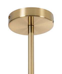GLOBOSTAR® MILANO 01485 Μοντέρνο Κρεμαστό Φωτιστικό Οροφής με Ντουί 12 x E27 AC 220-240V IP20 - Χρυσό - Μ80 x Π80 x Υ80cm 17 01485 8