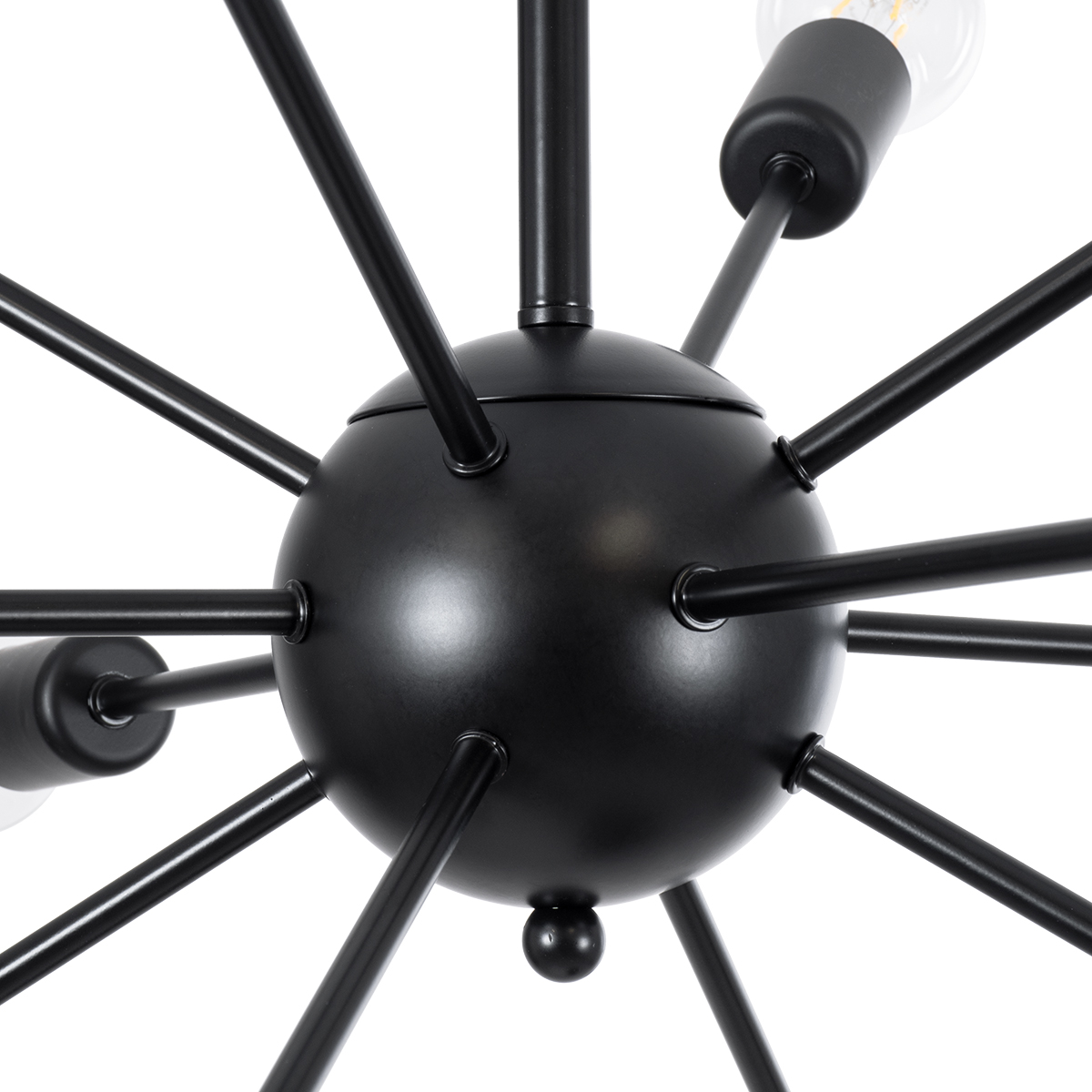 GLOBOSTAR® MILANO 01486 Μοντέρνο Κρεμαστό Φωτιστικό Οροφής με Ντουί 12 x E27 AC 220-240V IP20 - Μαύρο - Μ80 x Π80 x Υ80cm 7 GLOBOSTAR® MILANO 01486 Μοντέρνο Κρεμαστό Φωτιστικό Οροφής με Ντουί 12 x E27 AC 220-240V IP20 - Μαύρο - Μ80 x Π80 x Υ80cm - Image 5