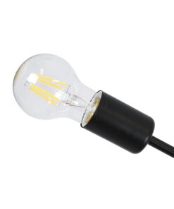 GLOBOSTAR® MILANO 01486 Μοντέρνο Κρεμαστό Φωτιστικό Οροφής με Ντουί 12 x E27 AC 220-240V IP20 - Μαύρο - Μ80 x Π80 x Υ80cm 14 01486 7