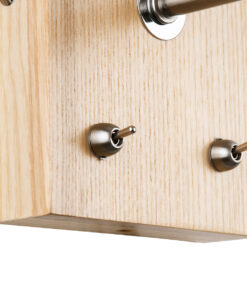 GLOBOSTAR® ELEGANT 01496 Μοντέρνο Φωτιστικό Τοίχου - Απλίκα Ξενοδοχείου Reading Light με Ντουί 1 x E27 LED 3W 360lm 36° AC 220-240V IP20 Θερμό Λευκό 2700K - Bridgelux COB Chip - Λευκό & Μπεζ - Μ18 x Π24 x Υ29cm - 2 Χρόνια Εγγύηση 15 01496 6