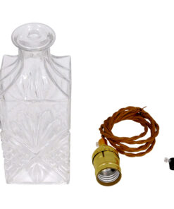 GLOBOSTAR® WHISKEY 01516 Vintage Κρεμαστό Φωτιστικό Οροφής με Ντουί 1 x E27 AC 220-240V IP20 - Διάφανο - Μ10 x Π10 x Υ24cm 13 01516 7