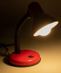 Alternative view of GLOBOSTAR® STUDENT 01535 Μοντέρνο Επιτραπέζιο Φωτιστικό Πορτατίφ με Ντουί 1 x E27 AC 220-240V IP20 - Κόκκινο - Μ12 x Π12 x Υ32cm