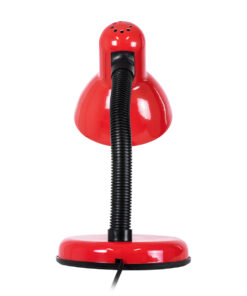 GLOBOSTAR® STUDENT 01535 Μοντέρνο Επιτραπέζιο Φωτιστικό Πορτατίφ με Ντουί 1 x E27 AC 220-240V IP20 - Κόκκινο - Μ12 x Π12 x Υ32cm 15 01535 6