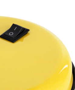 GloboStar® STUDENT 01536 Μοντέρνο Επιτραπέζιο Φωτιστικό Πορτατίφ Μονόφωτο 1 x E27 IP20 Κίτρινο Μέταλλο με Μαύρο Πλαστικό - Μ12 x Π12 x Υ32cm 16 01536 8