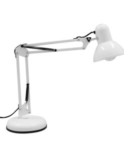 Alternative view of GLOBOSTAR® DESK 01539 Μοντέρνο Επιτραπέζιο Φωτιστικό Πορτατίφ με Ντουί 1 x E27 AC 220-240V IP20 - Λευκό - Μ15 x Π15 x Υ67cm