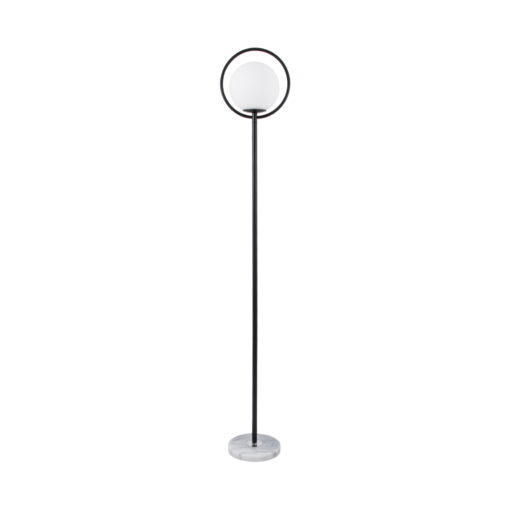 Λευκό Γυαλί με Γκρι Μάρμαρο - Μ25 x Π25 x Υ150cm