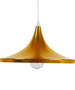 Alternative view of GLOBOSTAR® SHANGHAI 01545 Μοντέρνο Κρεμαστό Φωτιστικό Οροφής με Ντουί 1 x E27 AC 220-240V IP20 - Χρυσό - Μ37 x Π37 x Υ20cm