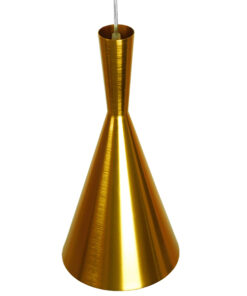 GLOBOSTAR® SHANGHAI 01546 Μοντέρνο Κρεμαστό Φωτιστικό Οροφής με Ντουί 1 x E27 AC 220-240V IP20 - Χρυσό - Μ18 x Π18 x Υ38.5cm 8 01546 4