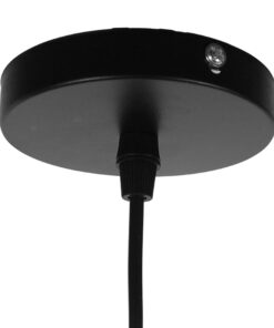GLOBOSTAR® ACCADEMIA 01556 Μοντέρνο Κρεμαστό Φωτιστικό Οροφής με Ντουί 1 x E27 AC 220-240V IP20 - Μαύρο - Μ35 x Π35 x Υ25cm 18 01556 9