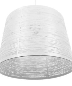 GLOBOSTAR® ACCADEMIA 01557 Μοντέρνο Κρεμαστό Φωτιστικό Οροφής με Ντουί 1 x E27 AC 220-240V IP20 - Λευκό - Μ35 x Π35 x Υ25cm 15 01557 6