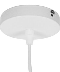 GLOBOSTAR® ACCADEMIA 01557 Μοντέρνο Κρεμαστό Φωτιστικό Οροφής με Ντουί 1 x E27 AC 220-240V IP20 - Λευκό - Μ35 x Π35 x Υ25cm 18 01557 9