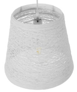 GLOBOSTAR® PLAYROOM 01562 Μοντέρνο Κρεμαστό Φωτιστικό Οροφής με Ντουί 1 x E27 AC 220-240V IP20 - Λευκό - Μ32 x Π32 x Υ27cm 10 01562 4