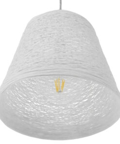 GLOBOSTAR® PLAYROOM 01562 Μοντέρνο Κρεμαστό Φωτιστικό Οροφής με Ντουί 1 x E27 AC 220-240V IP20 - Λευκό - Μ32 x Π32 x Υ27cm 11 01562 5